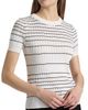 Misook Women's Striped Soft Knit Top - 6