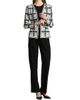 Misook Women's Tailored Faux Double Breasted Knit Jacket - 2