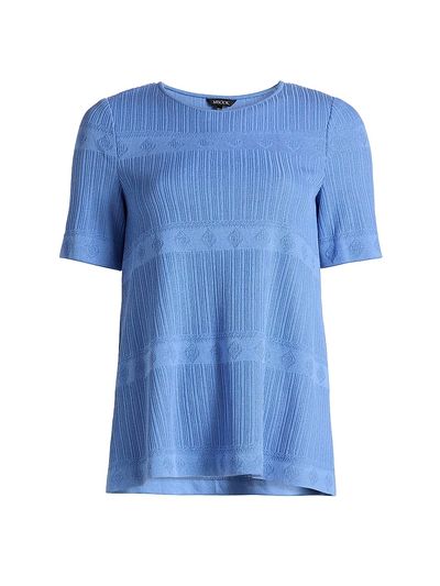 Misook Women's Textured Knit T-Shirt