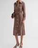 Misook Women's Tweed Knit Belted Midi Dress - 4