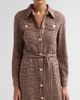 Misook Women's Tweed Knit Belted Midi Dress - 5