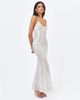 Miss Circle Miss Circle Cameron Sequin Scoop Neck Mermaid Maxi Dress - 4