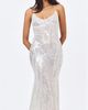 Miss Circle Miss Circle Cameron Sequin Scoop Neck Mermaid Maxi Dress - 5