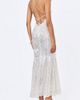 Miss Circle Miss Circle Cameron Sequin Scoop Neck Mermaid Maxi Dress in White, Women's at Urban Outfitters - 5