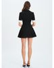 Miss Circle Miss Circle Ilitha Woven Crepe Pleated Mini Blazer Dress - 4