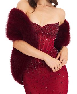Miss Circle Miss Circle Jazmin Faux Fur Scarf