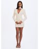 Miss Circle Miss Circle Jeannie Cream Blazer Mini Dress with Scarf - 3