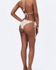 Miss Circle Miss Circle Leila Floral Crochet Bikini Top in White, Women's at Urban Outfitters - 5