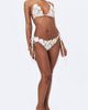 Miss Circle Miss Circle Lela Floral Crochet Side-Tie Bikini Bottom in White, Women's at Urban Outfitters - 4