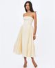 Miss Circle Miss Circle Marnie Pleated Satin Midi Dress - 3