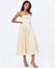 Miss Circle Miss Circle Marnie Pleated Satin Midi Dress - 5