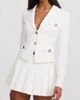 Miss Circle Miss Circle Oakley Preppy Blazer Jacket in White, Women's at Urban Outfitters - 1