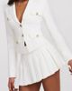 Miss Circle Miss Circle Oakley Preppy Blazer Jacket in White, Women's at Urban Outfitters - 2