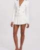 Miss Circle Miss Circle Oakley Preppy Blazer Jacket in White, Women's at Urban Outfitters - 3