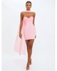 Miss Circle Miss Circle Olivia Strapless Crossover Mini Dress - 2