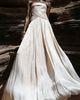 Miss Circle Miss Circle Olivine Crystal Organza Strapless Maxi Dress in Ivory, Women's at Urban Outfitters - 2