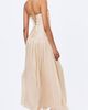 Miss Circle Miss Circle Olivine Crystal Organza Strapless Maxi Dress in Ivory, Women's at Urban Outfitters - 5