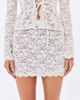 Miss Circle Miss Circle Pyper Brushed Lace Mini Skirt - 6