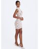 Miss Circle Miss Circle Quinley Cotton Lace Teardrop Neckline Mini Dress - 5