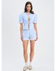 Miss Circle Miss Circle Qutaylaa Gingham Lace Trim Shorts - 2