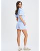 Miss Circle Miss Circle Qutaylaa Gingham Lace Trim Shorts - 4