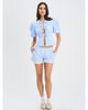 Miss Circle Miss Circle Qutaylaa Gingham Lace Trim Shorts - 5