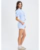 Miss Circle Miss Circle Qutaylaa Gingham Lace Trim Shorts - 6