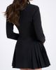 Miss Circle Miss Circle Ria Pleated Blazer Mini Dress in Black, Women's at Urban Outfitters - 5