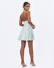 Miss Circle Miss Circle Rianna Crinkle Satin Halter Mini Dress - 4