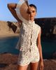 Miss Circle Miss Circle Rosanne Cotton Crochet Shorts in Cream at Urban Outfitters - 2