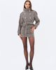 Miss Circle Miss Circle Sandra Herringbone Tweed Mini Skirt - 2