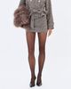 Miss Circle Miss Circle Sandra Herringbone Tweed Mini Skirt - 6