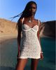 Miss Circle Miss Circle Taliyah Braided-Strap Chunky Lace Mini Dress - 2