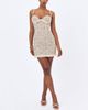 Miss Circle Miss Circle Taliyah Braided-Strap Chunky Lace Mini Dress - 3