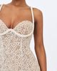 Miss Circle Miss Circle Taliyah Braided-Strap Chunky Lace Mini Dress - 4