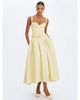 Miss Circle Miss Circle Tiana Sweetheart Belted Midi Dress - 6