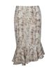 Miss Circle Miss Circle Umarah Reptile Print Asymmetrical Ruffled Skirt - 6