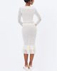 Miss Circle Miss Circle Urva Crochet Ruffle Front Button Top - 6