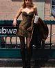 Miss Circle Miss Circle Ximena Cheetah Sweetheart Mini Dress in Cheetah, Women's at Urban Outfitters - 1