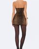 Miss Circle Miss Circle Ximena Cheetah Sweetheart Mini Dress in Cheetah, Women's at Urban Outfitters - 5