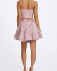 Miss Circle Miss Circle Xola Chevron Striped Linen Cropped Top in Red, Women's at Urban Outfitters - 5