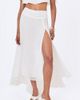 Miss Circle Miss Circle Yanna Chiffon High-Low Maxi Skirt in White, Women's at Urban Outfitters - 1