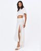 Miss Circle Miss Circle Yarae Satin Boat Neck Cape Top - 4