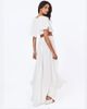 Miss Circle Miss Circle Yarae Satin Boat Neck Cape Top - 5