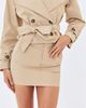 Miss Circle Miss Circle Zuli Cotton Gabardine Mini Skirt - 5