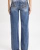 Miss Me Miss Me Gone Mayhem Slim Wide Jean in Medium Wash, Women's at Urban Outfitters - 5
