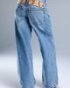 Miss Me Miss Me Lyrix Baggy Wide Leg Jeans in Light Wash, Women's at Urban Outfitters - 1
