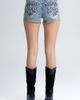 Miss Me Miss Me Marguez Wing Shorts in Vintage Blue, Women's at Urban Outfitters - 3