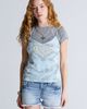 Miss Me Miss Me Rori Layered Tee in Light Blue, Women's at Urban Outfitters - 2