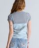 Miss Me Miss Me Rori Layered Tee in Light Blue, Women's at Urban Outfitters - 4
